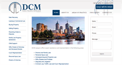 Desktop Screenshot of dcmlawyers.com